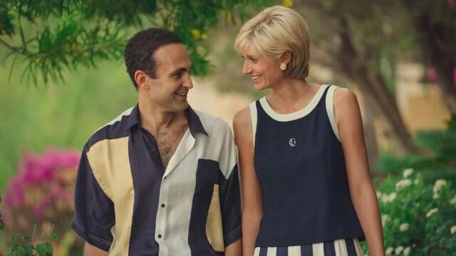 Lady Diana y Dodi Al-Fayed en The Crown