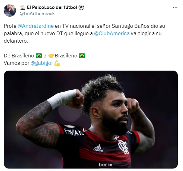 Gabigol llegaría al Club América