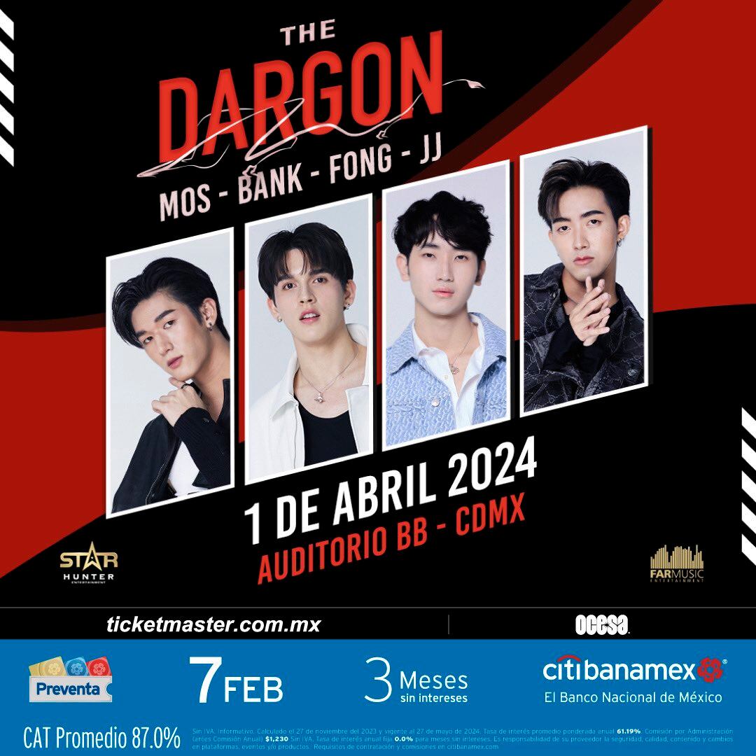 Fecha de preventa para conocer a los 4 actores de la serie Big Dragon en México
