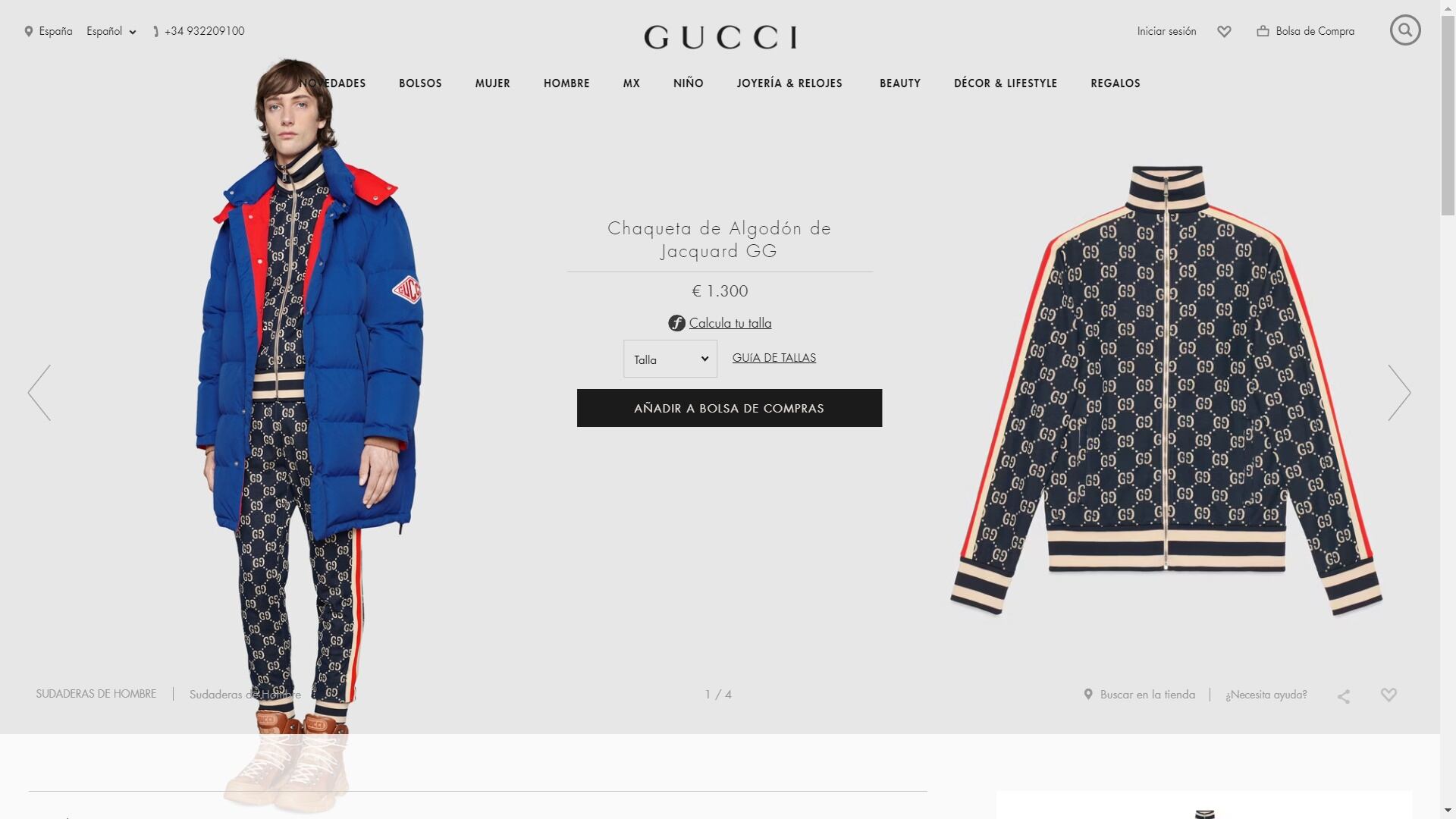 Chaqueta Gucci Jacquard GG