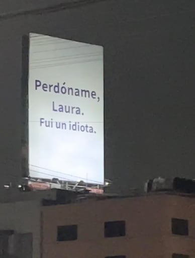 Cartel en la CDMX