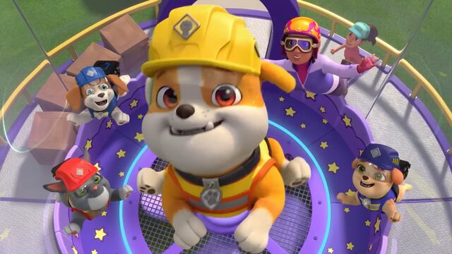 Rubble y su equipo practican deportes extremos