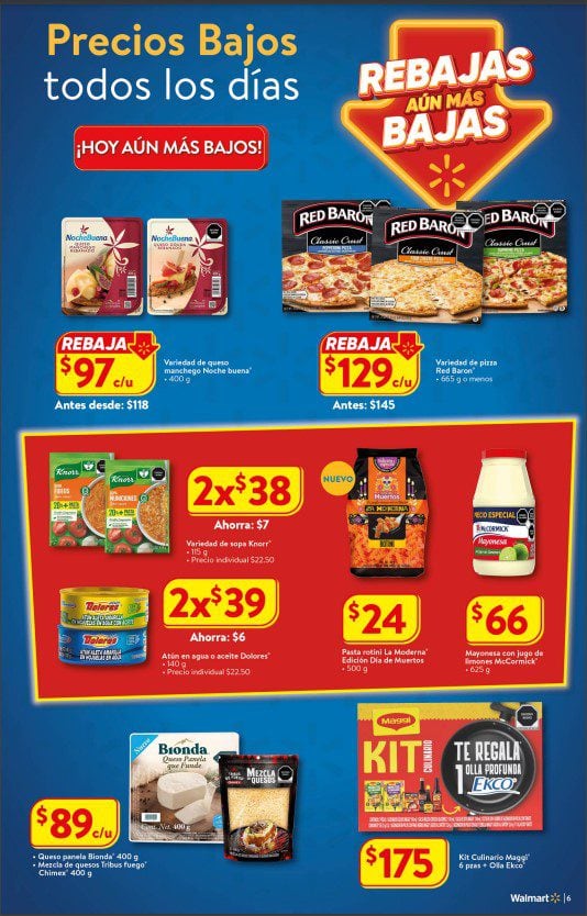 Ofertas Walmart hoy al 6 de noviembre 2024