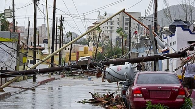 Destrozos. PGJ-Baja California Sur reportó 4 muertos tras paso de Odile. Foto/Cuartoscuro