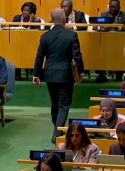 Estados Unidos abandona la Asamblea General de la ONU durante discurso de Pezeshkian