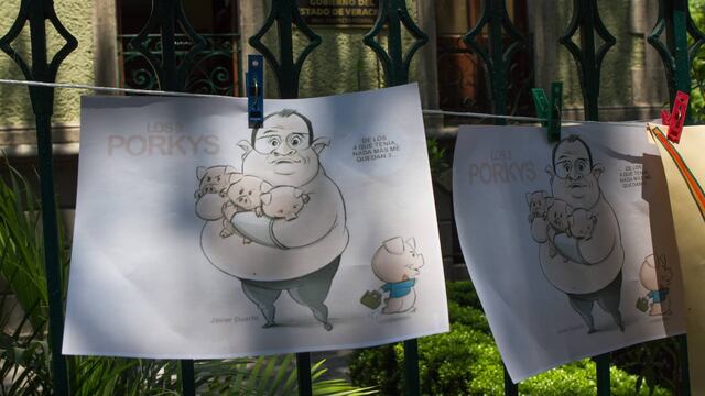 Protesta en Veracruz por juniors de Costa de Oro.