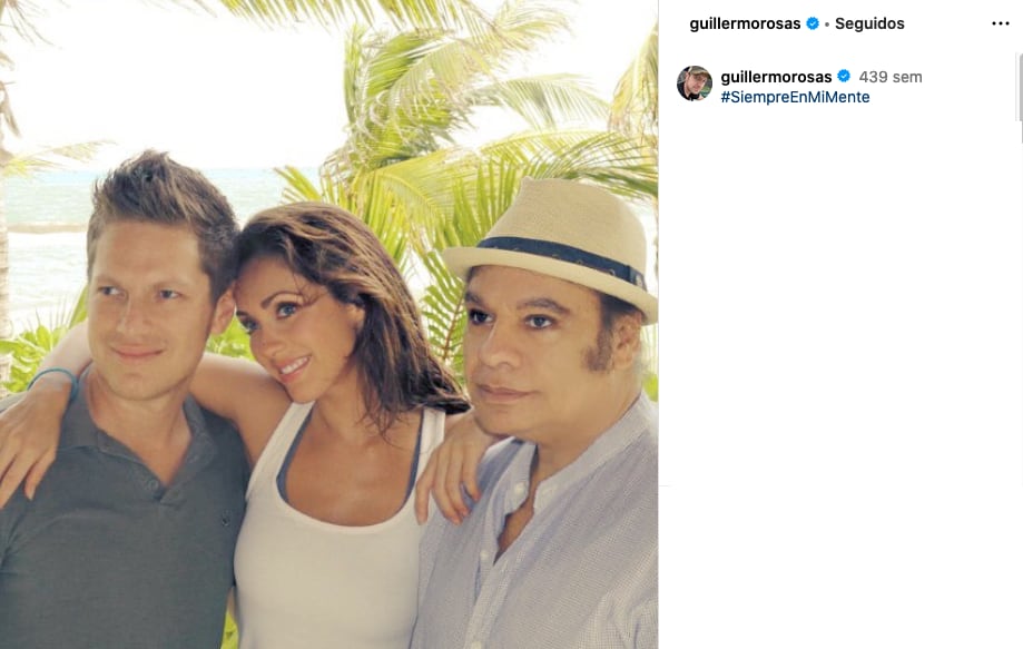 Foto que revela que Guillermo Rosas es el creador del meme de Juan Gabriel.