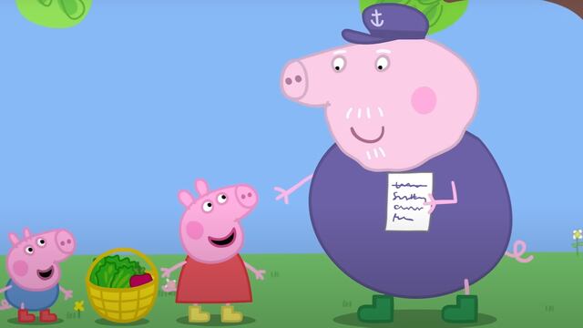 Búsqueda de frutas y verduras con Peppa Pig