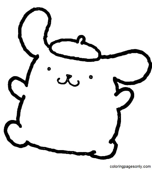 16 dibujos de Pompompurin personaje de sanrio y amigo de Hello Kitty