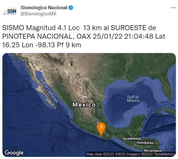 Sismo en Oaxaca