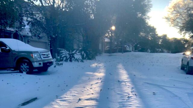 Nevadas en Texas