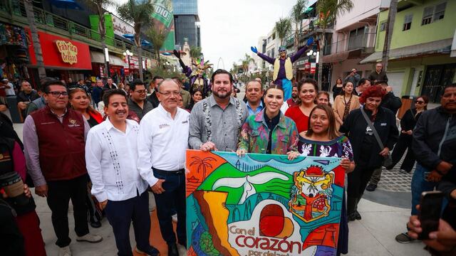Marina del Pilar anuncia revitalización de centro histórico de Tijuana.