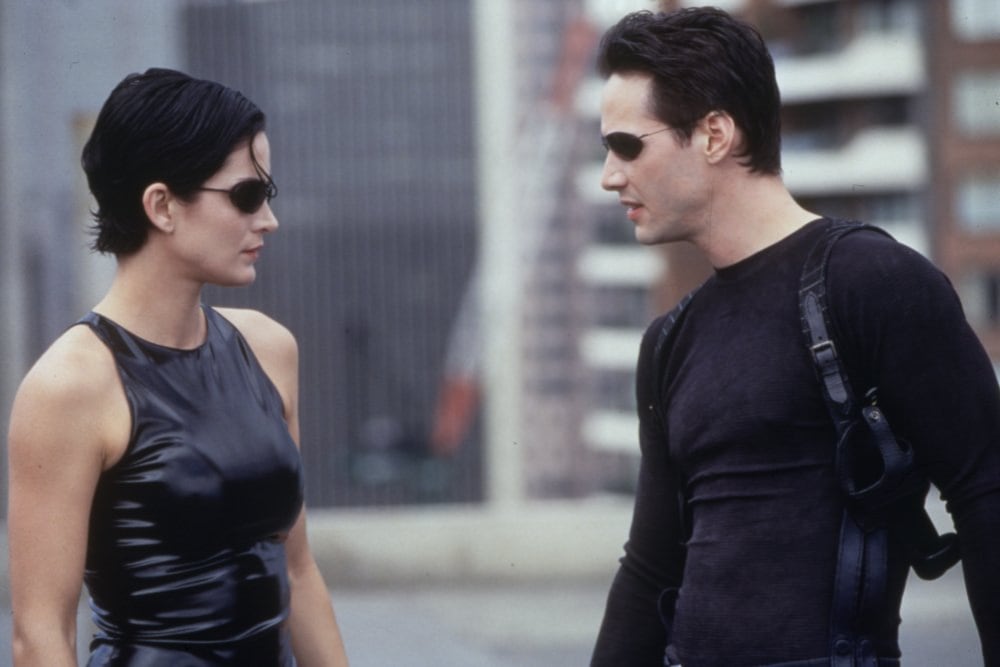 Keanu Reeves como Neo en Matrix