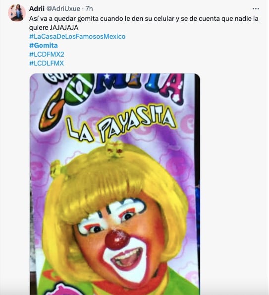 Los memes de Gomita tras ser eliminada de La Casa de los Famosos 2024 incluyen Moana 2 y a Cecilia Galliano