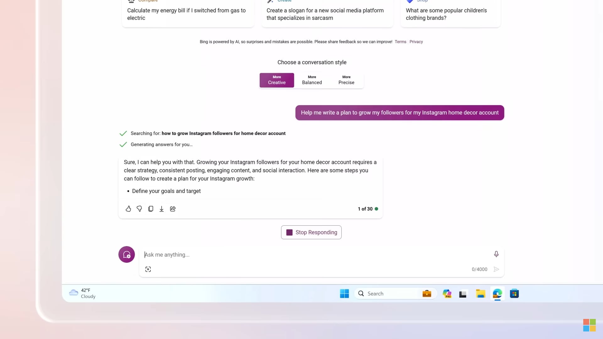 Copilot Pro, suscripción de Windows para usar la inteligencia artificial