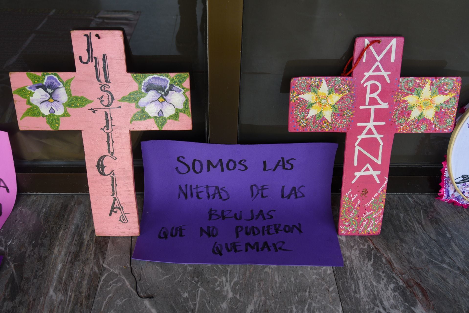 Protesta por feminicidios en el Estado de México