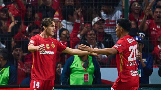 Marcel Ruiz en el Toluca vs Necaxa.