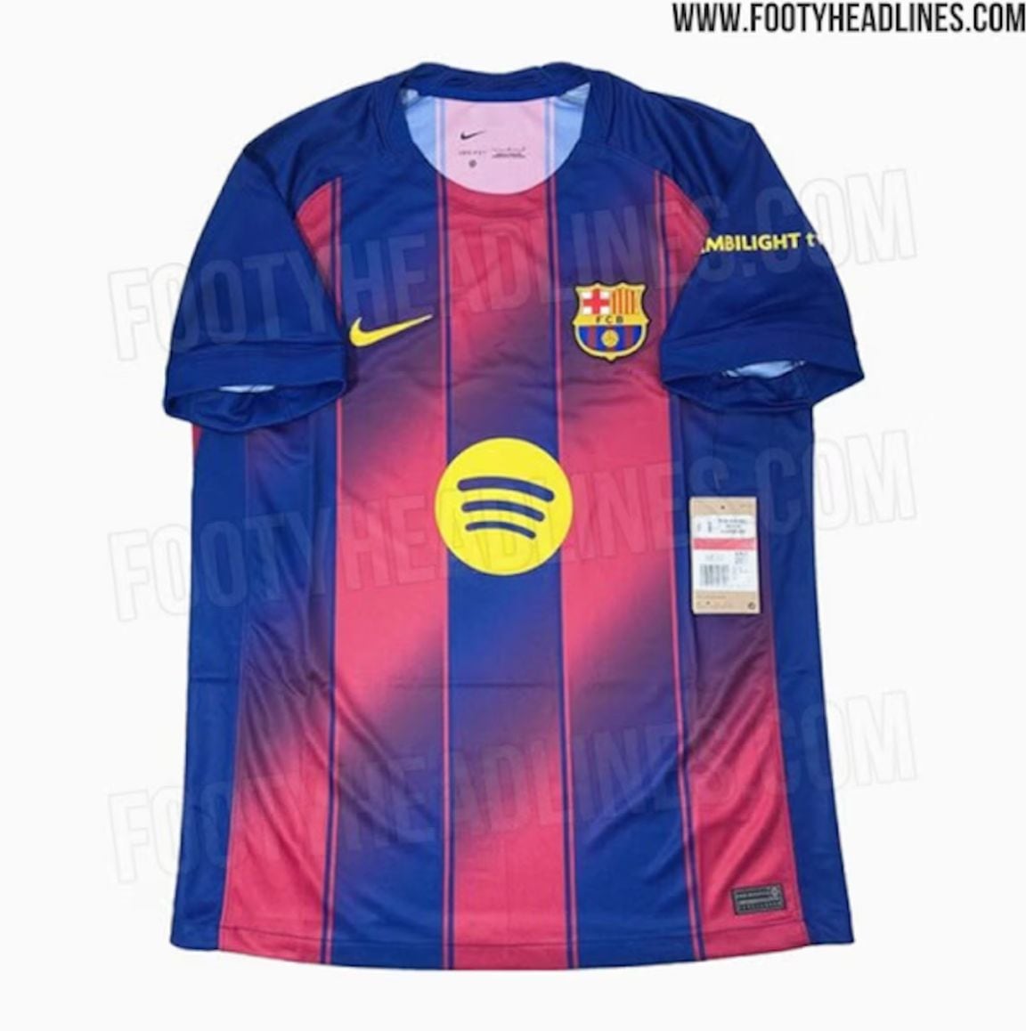 Filtran el próximo jersey del FC Barcelona para la temporada 2025-2026.