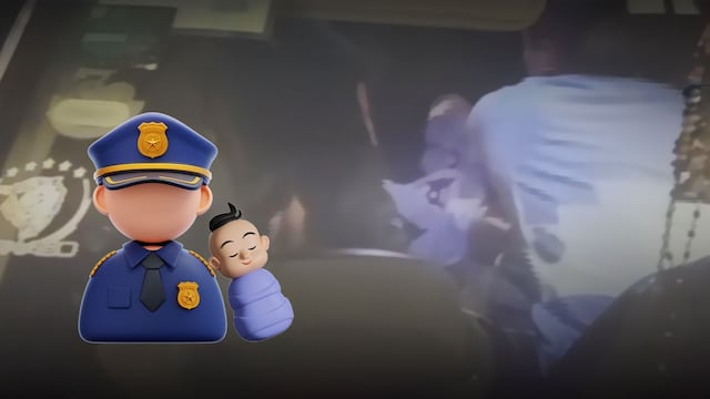 Bebé es recibido por la Policía Bancaria en un parto de emergencia.