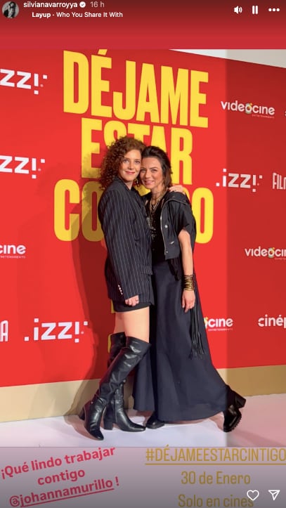 Silvia Navarro tiene pequeña participación en la película Déjame estar contigo