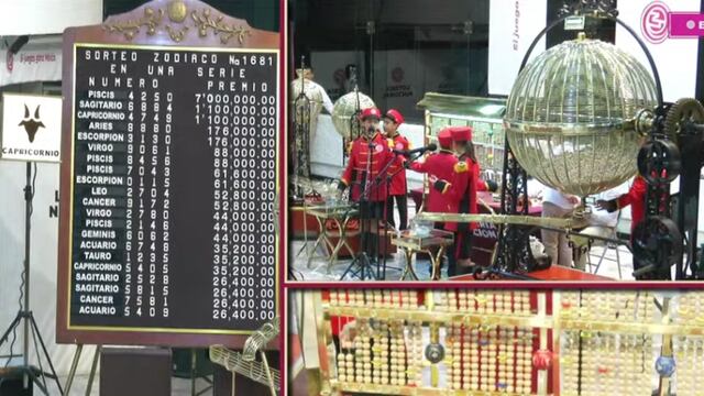 Resultados Sorteo Zodiaco 1681 de Lotería Nacional: Ganadores de hoy 10 de noviembre