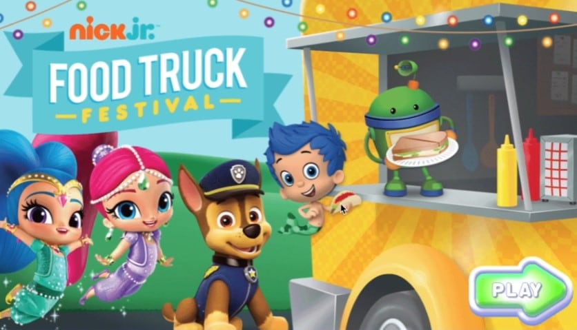 Juego de Paw Patrol preparando tacos en Food Truck Festival