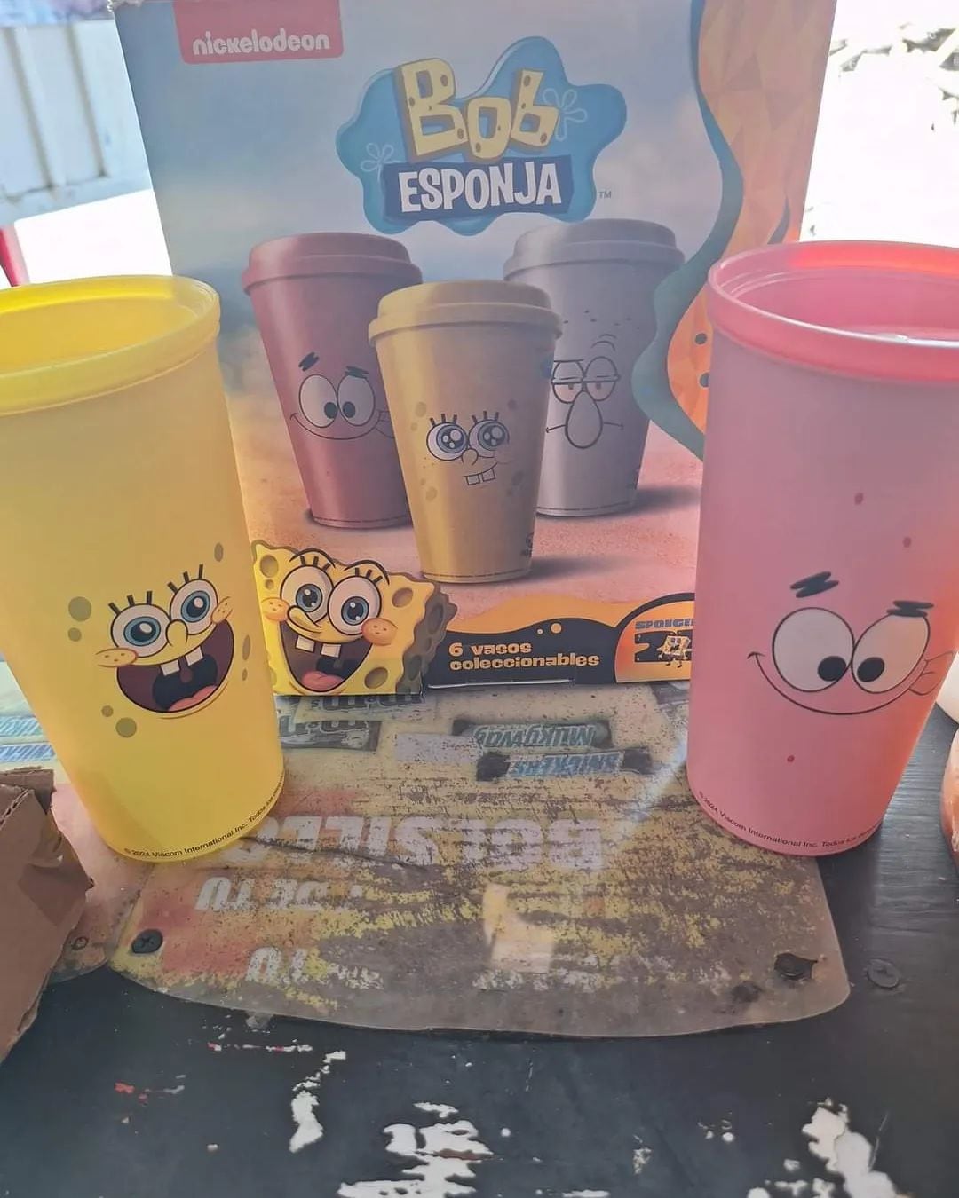Vasos coleccionables de Bob Esponja en promo de Alpura