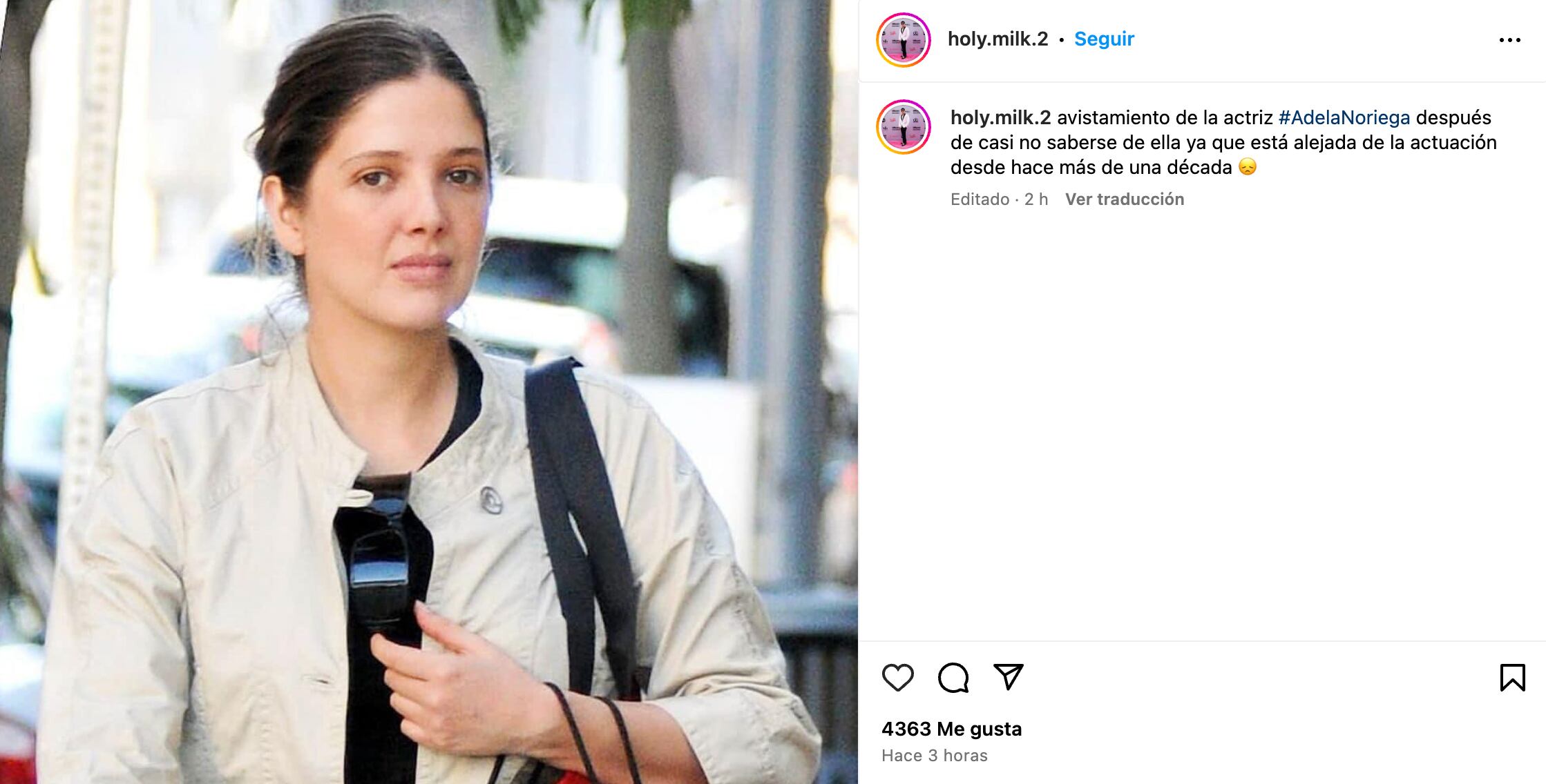 Foto de Adela Noriega