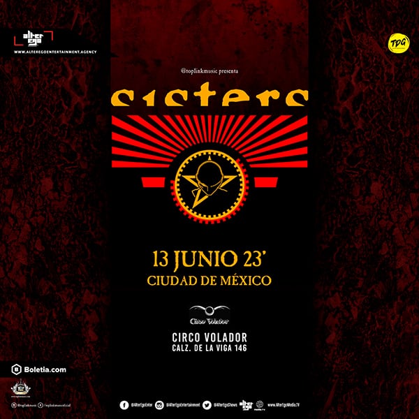 The Sisters of Mercy en la CDMX