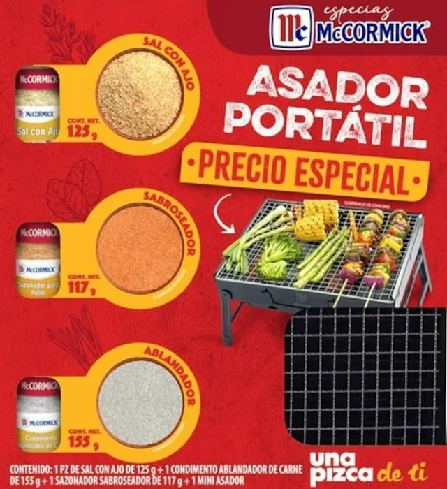 Asador portátil de McCormick: Precio y dónde conseguir el barato ...