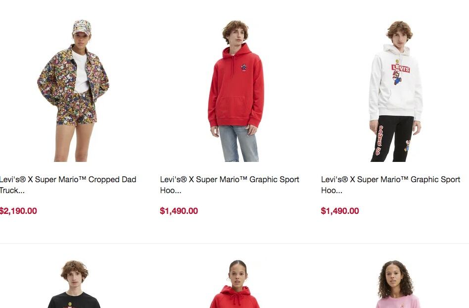 Levi's X Super Mario