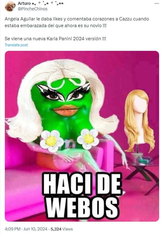 Memes de Ángela Aguilar y Christian Nodal