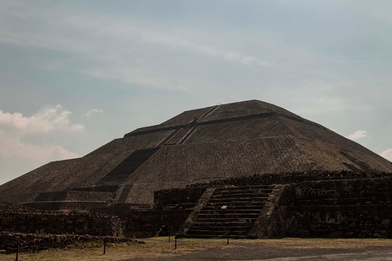 La pirámide del Sol de Teotihuacán