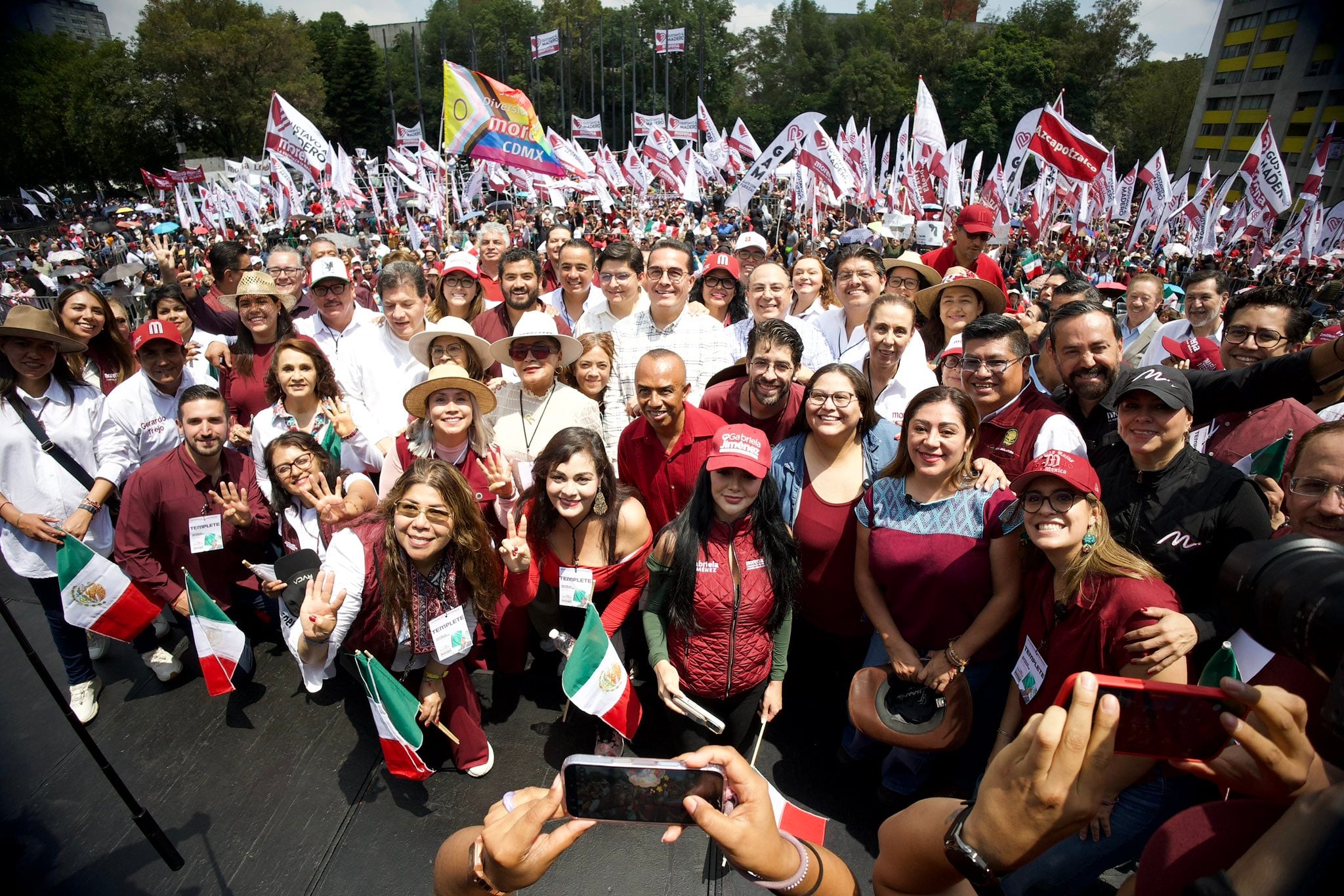 Citlalli Hernández afirma que van por mejores perfiles para 2027