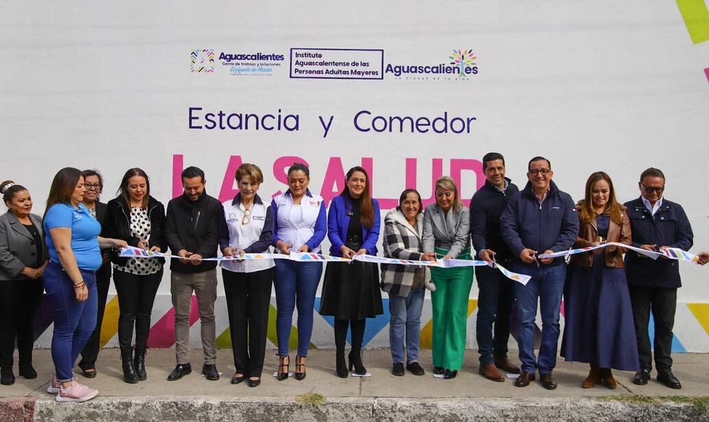 Tere Jiménez inaugura comedores en Aguascalientes