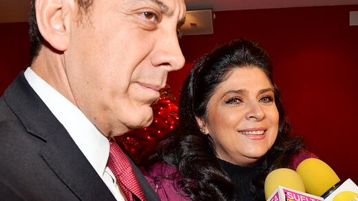 La foto navideña de Victoria Ruffo por la que creen que ya se divorció de Omar Fayad