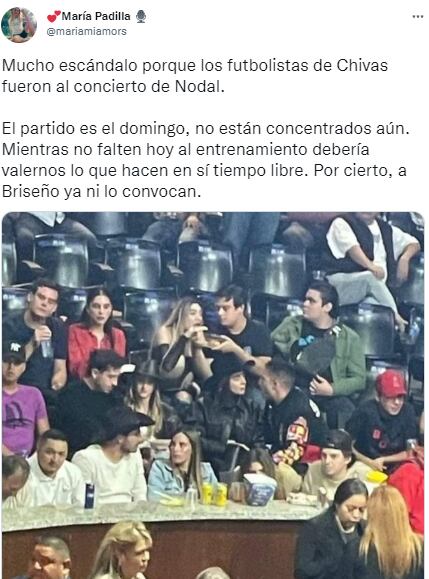 Foto polémica de Chivas