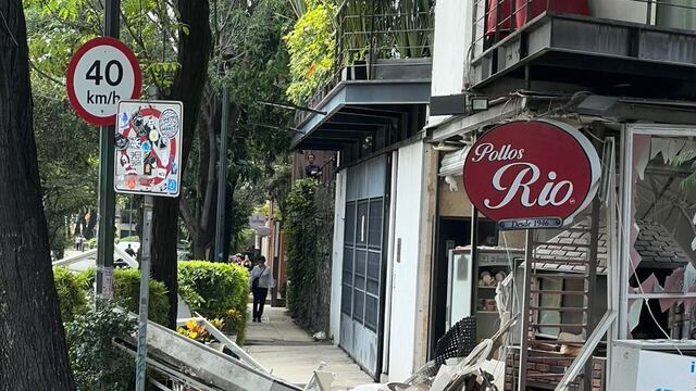 Video de la explosión de Pollos Río de colonia Condesa