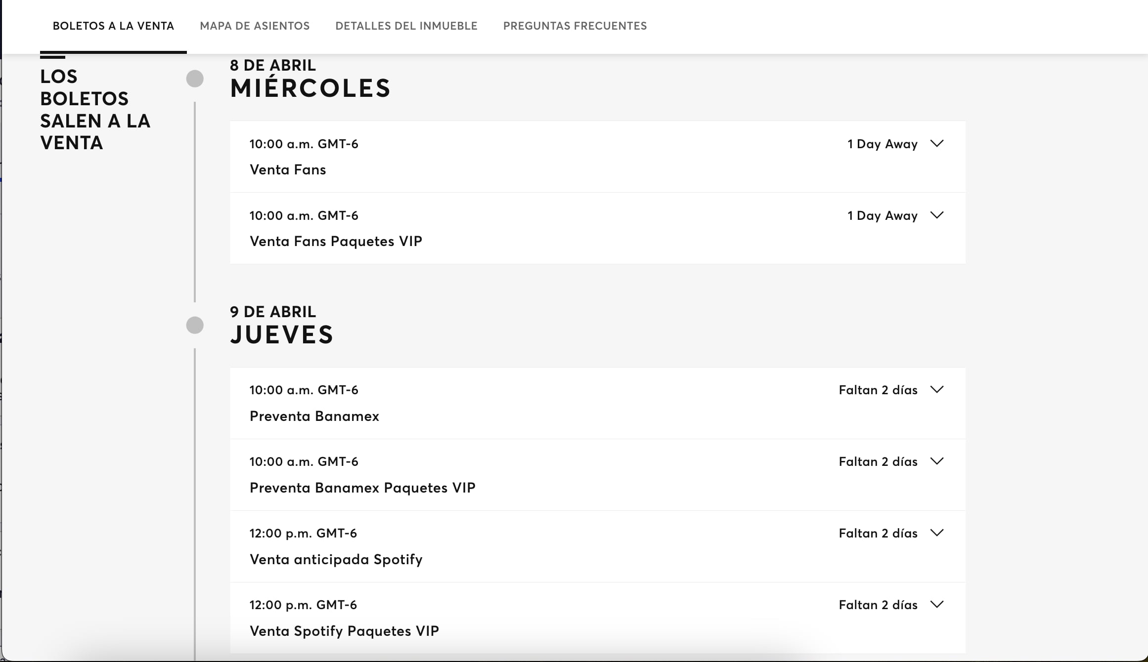 Fechas de preventa y venta de boletos para Young Miko