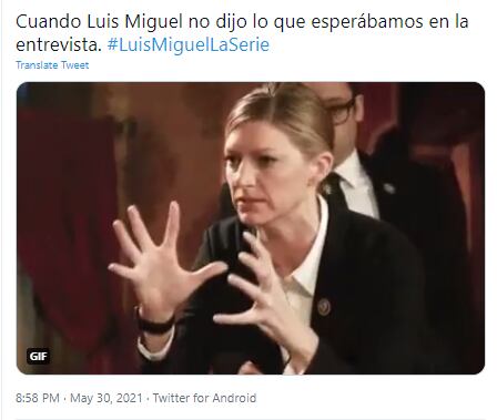 Comentario sobre 'Luis Miguel, la serie'.