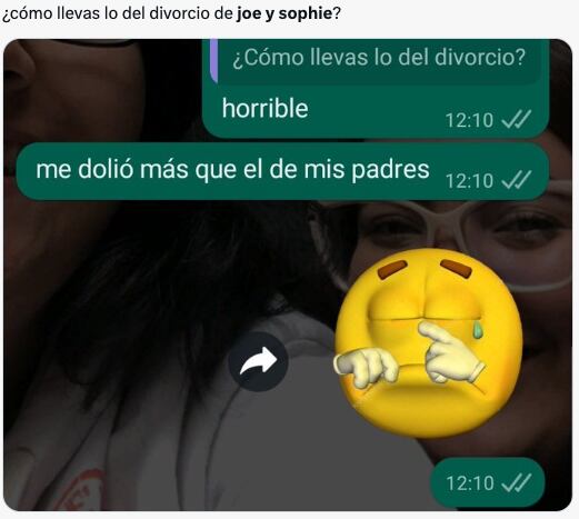 Los memes sobre el divorcio de Sophie Turner y Joe Jonas intentan aliviar la tristeza de los fans