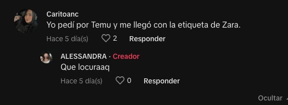 Usuarios aseguran que en Shein y Zara venden la misma ropa