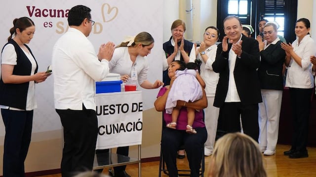 Vacuna contra el sarampión en Sonora: Alfonso Durazo garantiza dosis gratuitas.