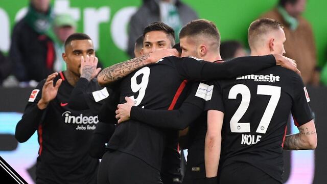 Salcedo celebró la victoria con sus compañeros