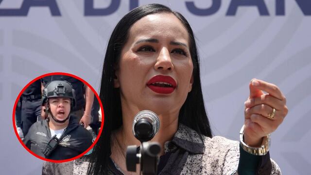 Sandra Cuevas responde a pelea durante la protesta contra el Operativo Diamante