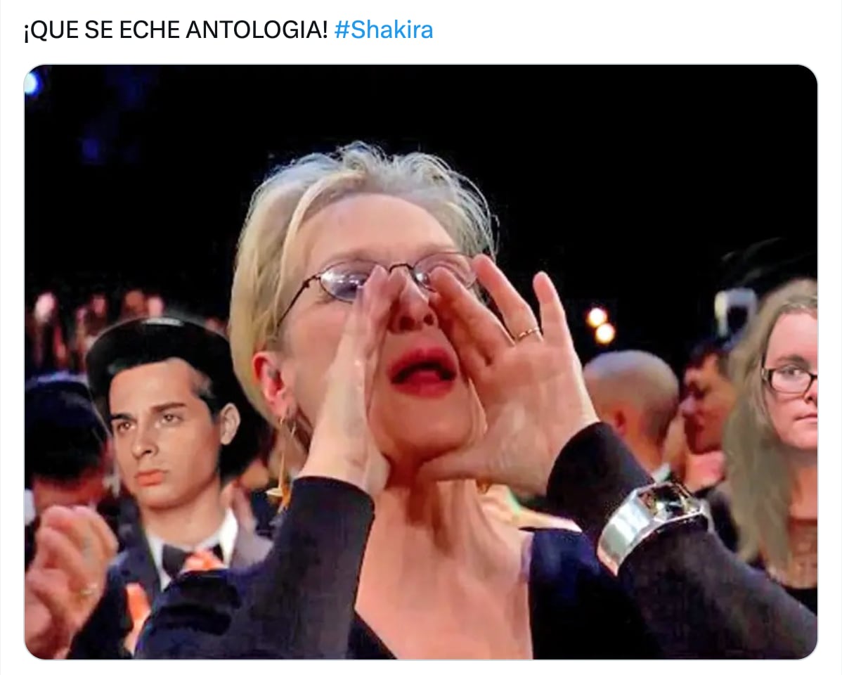 Meme de Shakira en la Copa América 2024