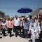 Claudia Sheinbaum visitó las colonias afectadas por inundaciones en Reynosa, Tamaulipas y anunció apoyos