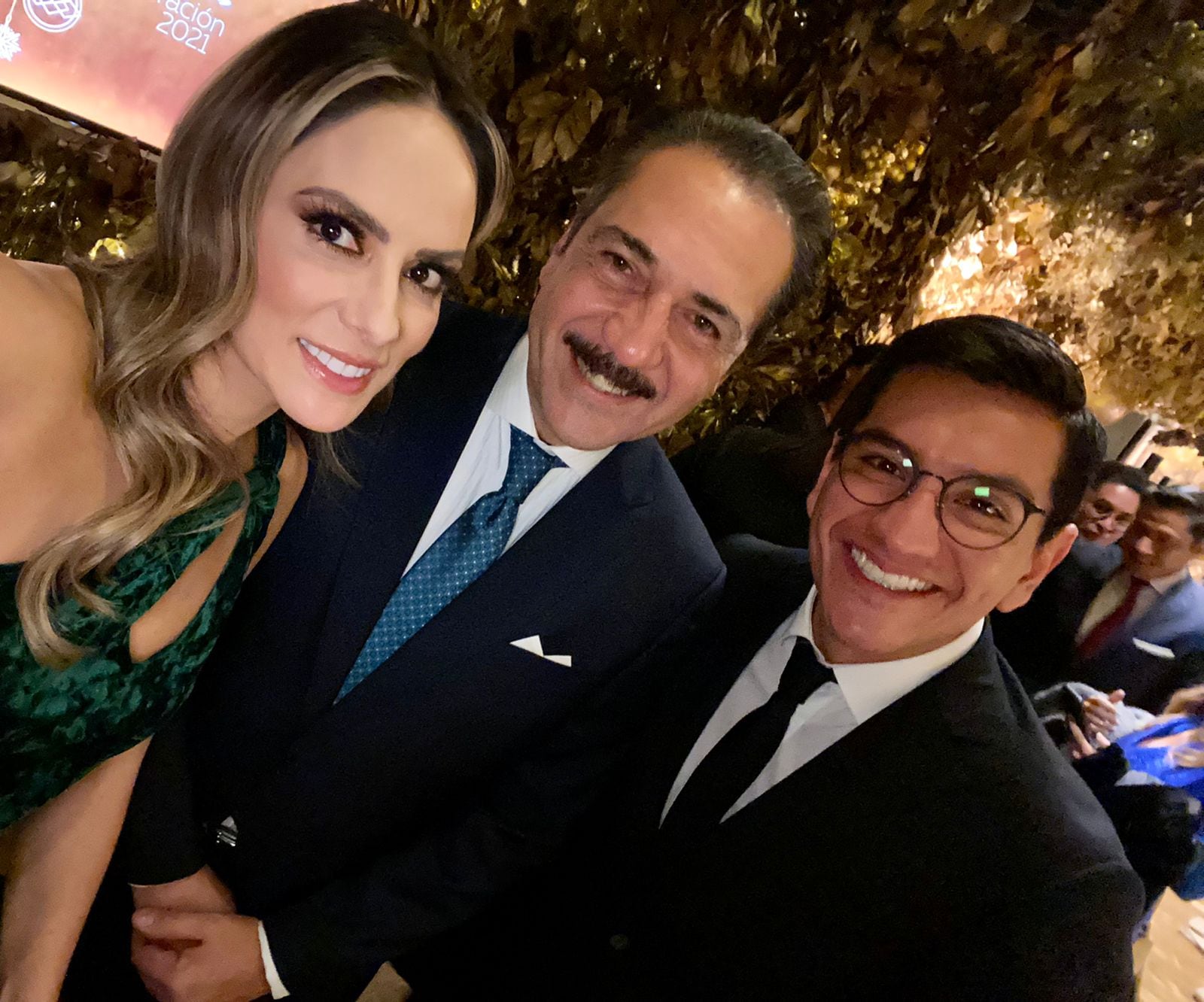 Jorge Zarza, Christian Lara y Leonardo Marker