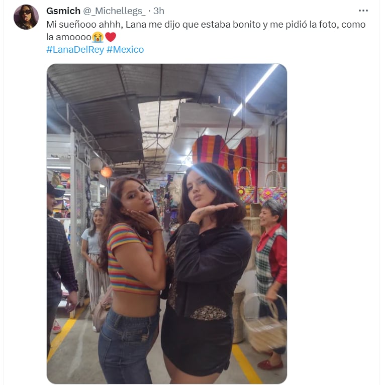 Fan logra foto con Lana del Rey