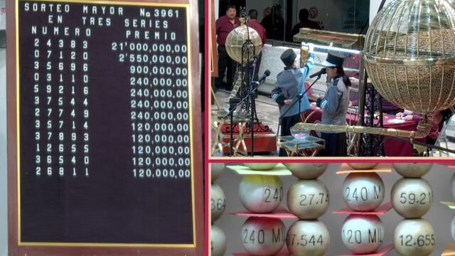 Resultados Sorteo Mayor 3961 de Lotería Nacional: Ganadores de hoy 18 de febrero